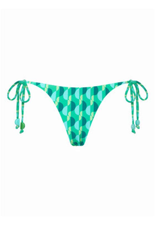Seafolly Dół od bikini Sorrento 40651-277 Zielony. Kolor: zielony. Materiał: syntetyk