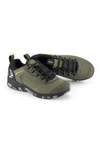 ALPINE PRO - Buty trekkingowe niskie unisex Alpine Pro Spidere Vibram. Kolor: zielony. Styl: sportowy. Sport: turystyka piesza #1