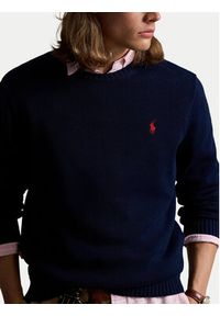 Polo Ralph Lauren Sweter Classic 710810846001 Granatowy Regular Fit. Typ kołnierza: polo. Kolor: niebieski. Materiał: bawełna #4