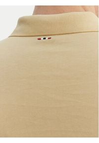 Napapijri Polo Elbas NP0A4GB4 Beżowy Regular Fit. Typ kołnierza: polo. Kolor: beżowy. Materiał: bawełna #5