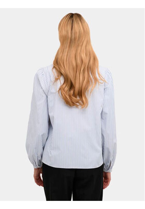 Kaffe Koszula Maibritt 10508218 Niebieski Regular Fit. Kolor: niebieski. Materiał: syntetyk, bawełna