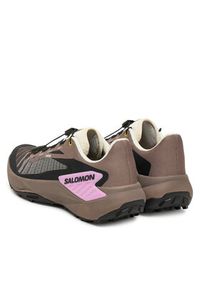salomon - Salomon Buty do biegania Genesis L47881000 Brązowy. Kolor: brązowy. Materiał: materiał #4