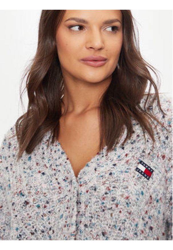 Tommy Jeans Kardigan Marled DW0DW18672 Kolorowy Regular Fit. Materiał: syntetyk. Wzór: kolorowy