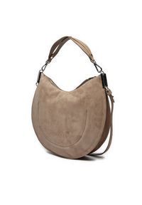 Coccinelle Torebka QKG Coccinellesunup Suede E1 QKG 13 01 01 Beżowy. Kolor: beżowy. Materiał: skórzane, zamszowe