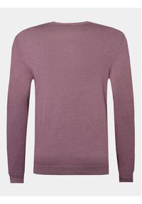 Sisley Sweter 10F2S1C78 Fioletowy Slim Fit. Kolor: fioletowy. Materiał: bawełna #2