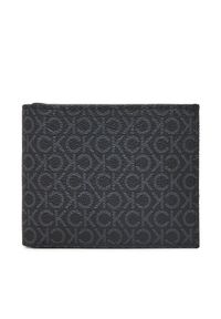 Calvin Klein Portfel męski Classic Mono Bifold 5Cc W/Coin K50K512845 Czarny. Kolor: czarny. Materiał: skóra