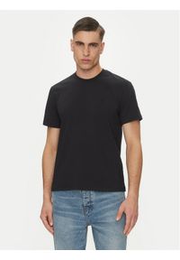 AMI PARIS T-Shirt BFUTS003.724 Czarny Regular Fit. Kolor: czarny. Materiał: bawełna