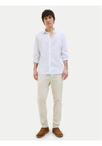 Jack & Jones Chinosy Stace 12248604 Écru Tapered Fit. Kolor: kremowy. Materiał: bawełna #3