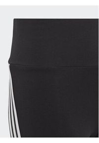Adidas - adidas Legginsy Future Icons 3-Stripes Cotton Flared Leggings IC0115 Czarny. Kolor: czarny. Materiał: bawełna #2