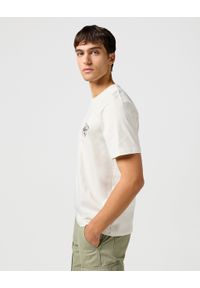 Wrangler - MESKA KOSZULKA WRANGLER SMALL GRAPHIC TEE VINTAGE WHITE 112362805. Styl: vintage #5