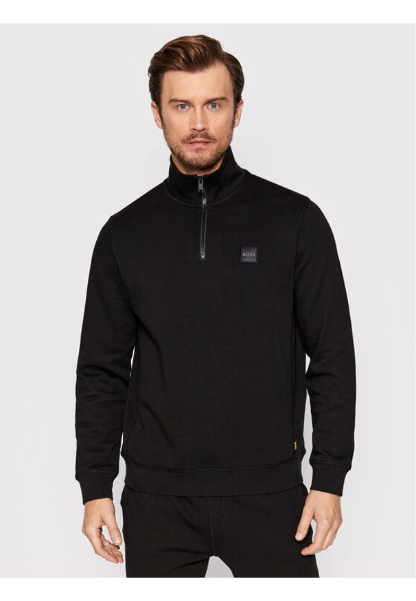 BOSS - Boss Bluza Zetrust 50468926 Czarny Regular Fit. Kolor: czarny. Materiał: bawełna