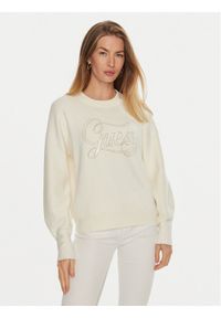 Guess Sweter Laura W4BR07 Z26I2 Écru Regular Fit. Materiał: wiskoza #1