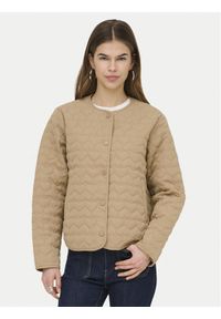 only - ONLY Kurtka przejściowa Heart 15366265 Beżowy Regular Fit. Kolor: beżowy. Materiał: syntetyk #1