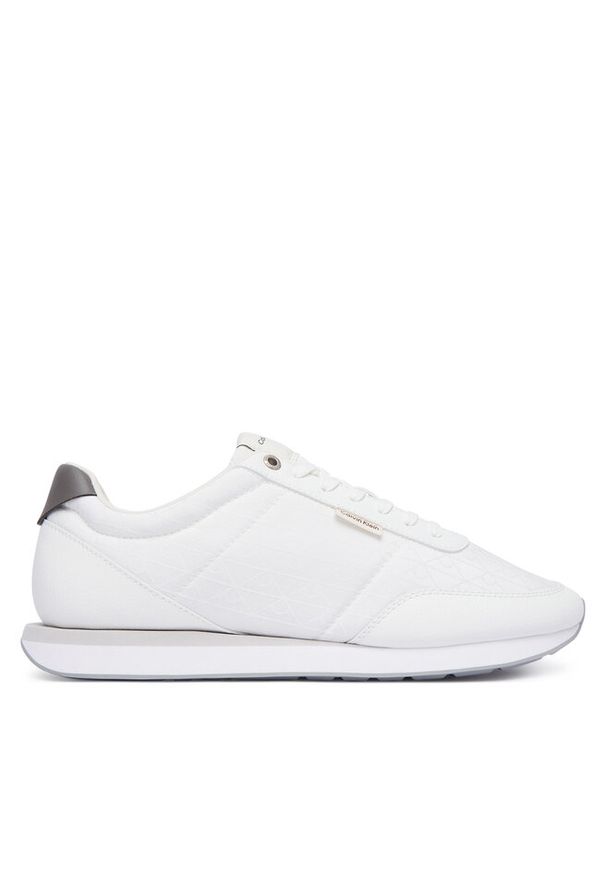 Sneakersy Calvin Klein. Kolor: biały