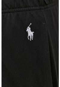 Polo Ralph Lauren Spodnie piżamowe 714844762001 męskie kolor czarny gładkie. Kolor: czarny. Wzór: gładki #3