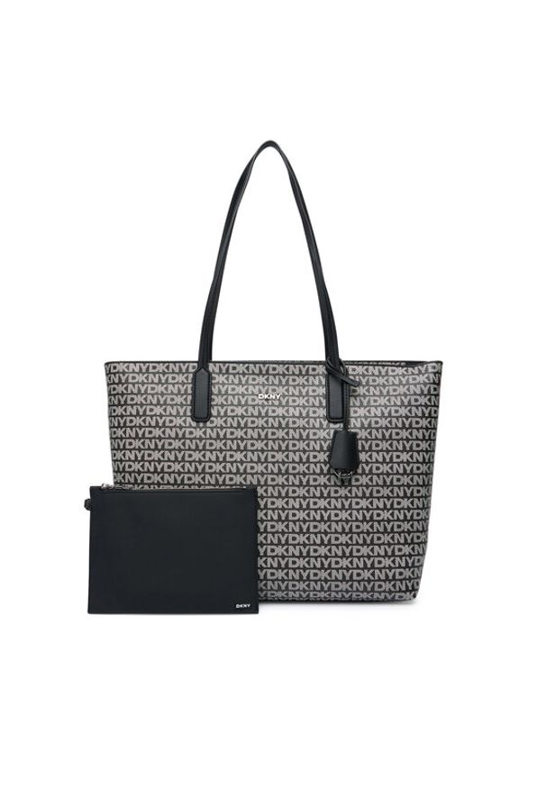 DKNY Torebka R52A5I42 Czarny. Kolor: czarny. Materiał: skórzane