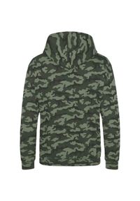 AWDIS - Bluza Z Kapturem Dla Dzieci / Dzieci. Typ kołnierza: kaptur. Kolor: zielony