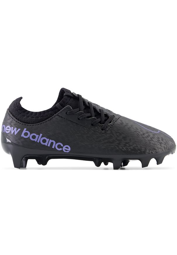 Korki dziecięce New Balance FURON V7 DISPATCH JNR FG SJF3FBB7 – czarne. Kolor: czarny. Materiał: materiał, syntetyk. Szerokość cholewki: normalna. Sport: piłka nożna