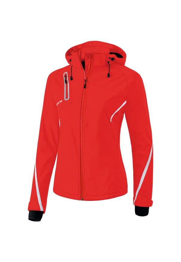 ERIMA - Kurtka damska Erima softshell fonction. Kolor: biały, czerwony, wielokolorowy. Materiał: softshell