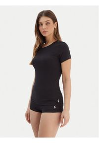 Polo Ralph Lauren Piżama 4P0719 Czarny Regular Fit. Kolor: czarny. Materiał: bawełna #1