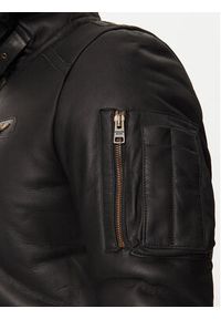 Aeronautica Militare Kożuch 242PN1621763 Czarny Regular Fit. Kolor: czarny. Materiał: skóra #4