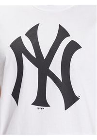 47 Brand T-Shirt MLB New York Yankees Imprint 47 Echo Tee BB017TEMIME544103WW Biały Regular Fit. Kolor: biały. Materiał: bawełna