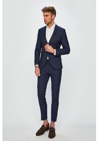 Premium by Jack&Jones - Spodnie. Kolor: niebieski. Materiał: tkanina #2