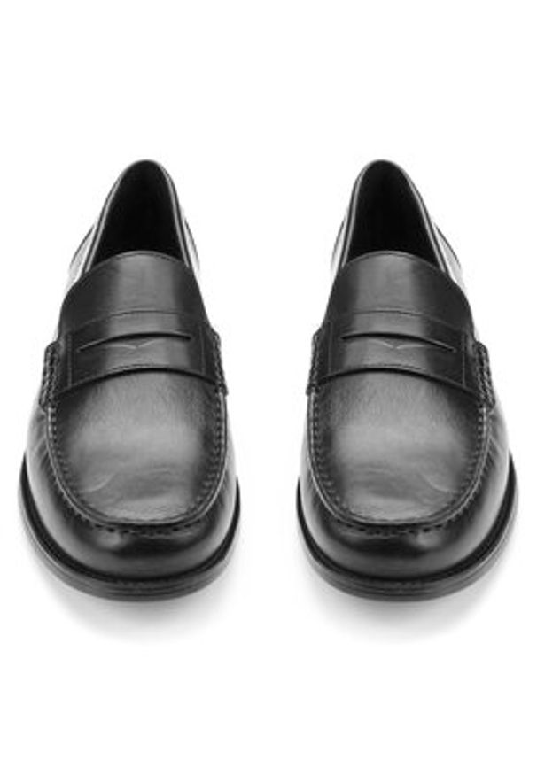 Geox Mokasyny U New Damon B U641ZB 00043 C9999 Czarny. Kolor: czarny. Materiał: skóra