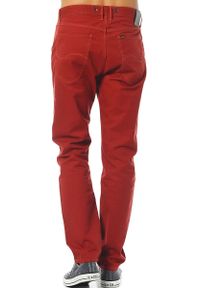Lee - LEE LOGGER MĘSKIE SPODNIE MATERIAŁOWE RUMBA RED L750GL55