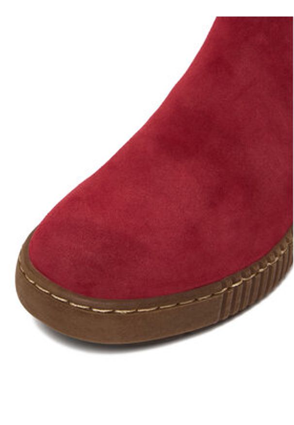 Go Soft Botki CEO-WS5586-07 Czerwony. Kolor: czerwony. Materiał: skóra