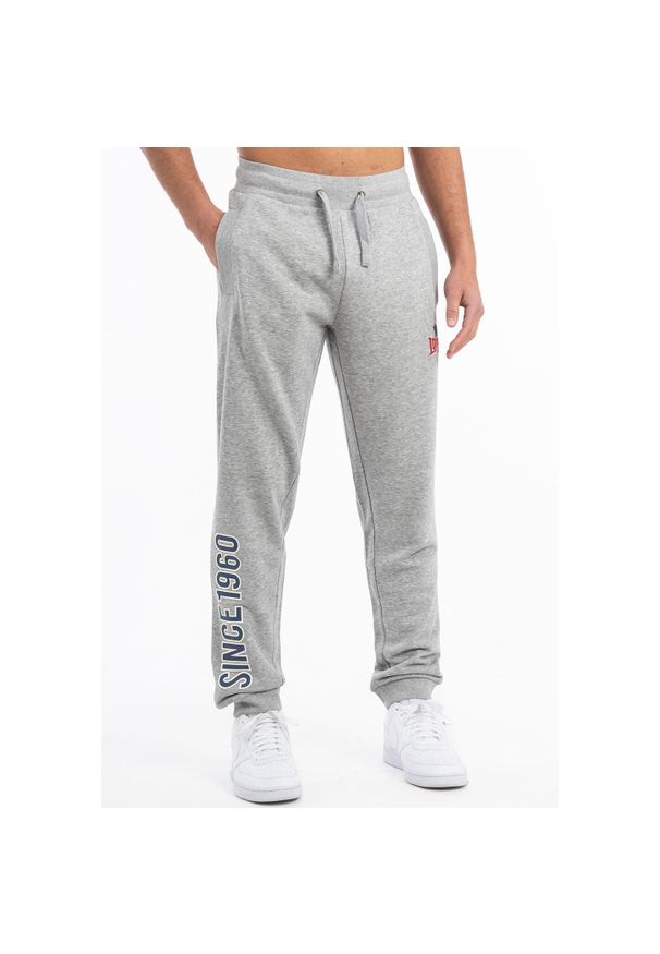 Spodnie do biegania Lonsdale Virkie. Kolor: niebieski, szary, wielokolorowy. Materiał: dresówka