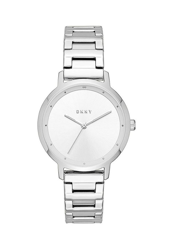 DKNY - Dkny - Zegarek NY2635. Kolor: srebrny. Materiał: materiał