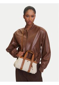 MICHAEL Michael Kors Torebka Romee 32T5G1ZC1B Beżowy. Kolor: beżowy. Materiał: skórzane