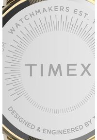 Timex zegarek TW2U05400 Essential Originals. Kolor: złoty. Materiał: materiał #4
