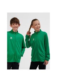 Dziecięca bluza dresowa Hummel Essential. Kolor: zielony. Materiał: dresówka. Sport: joga i pilates #1