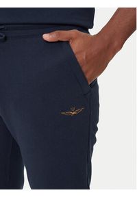 Aeronautica Militare Dres 252TF0102UF00662 Granatowy Regular Fit. Kolor: niebieski. Materiał: bawełna #5
