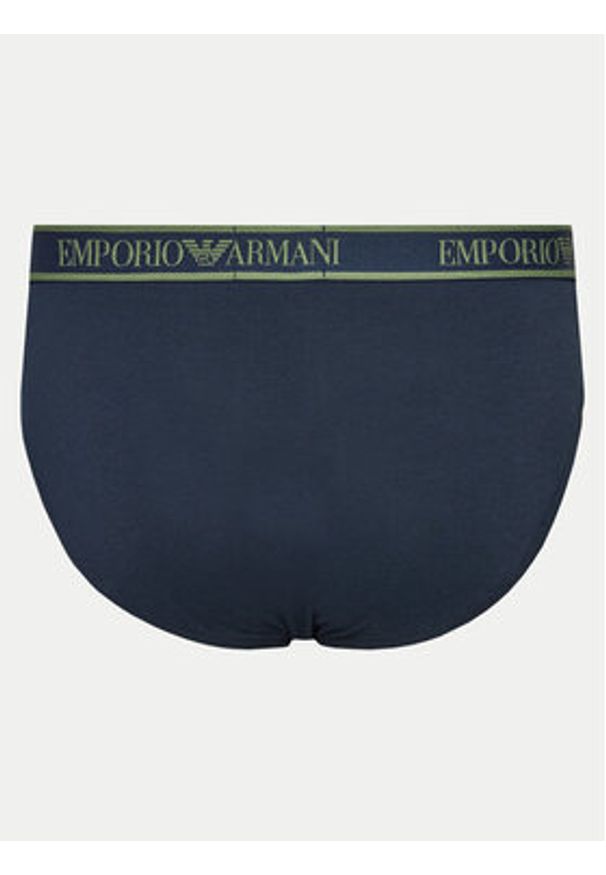 Emporio Armani Underwear Komplet 3 par slipów 112132 4F717 75436 Kolorowy. Materiał: bawełna. Wzór: kolorowy