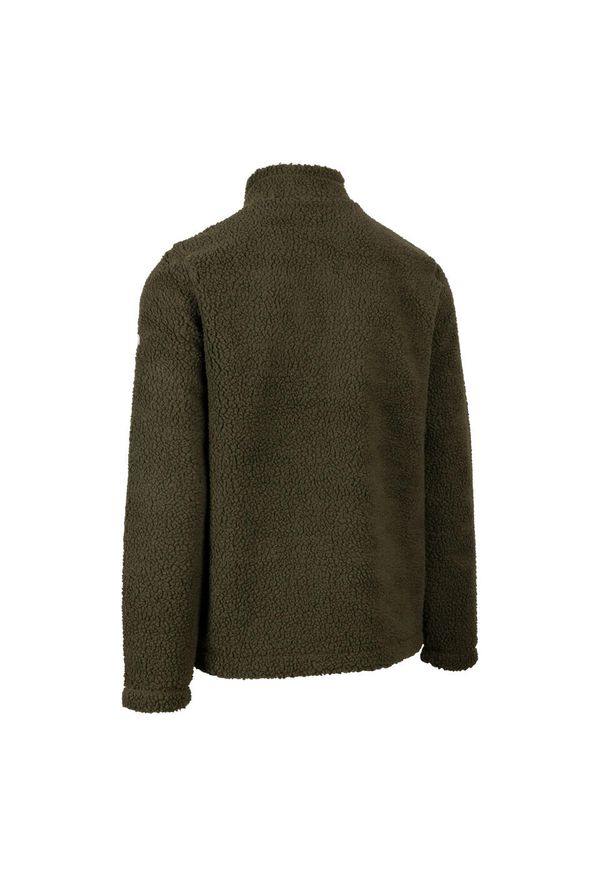 TRESPASS - Męska Bluza Polarowa Buck. Kolor: szary. Materiał: polar. Sezon: zima