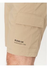 Blend Szorty sportowe 20717891 Beżowy Regular Fit. Kolor: beżowy. Materiał: syntetyk. Styl: sportowy
