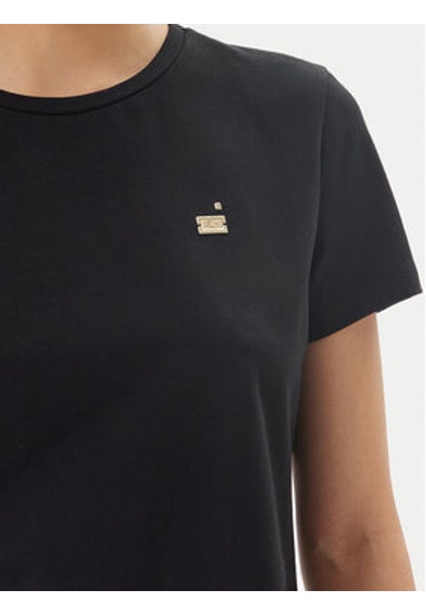 EA7 Emporio Armani Sukienka codzienna 7W000084 AF12484 UC001 Czarny Regular Fit. Okazja: na co dzień. Kolor: czarny. Materiał: bawełna. Typ sukienki: proste. Styl: casual