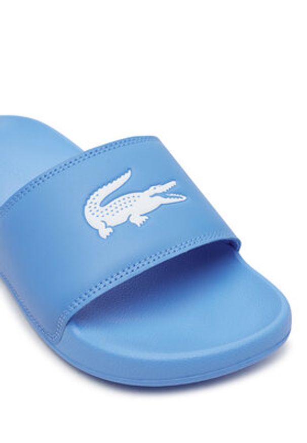 Lacoste Klapki Serve 0.0 7-49CFA0042 Niebieski. Kolor: niebieski. Materiał: skóra
