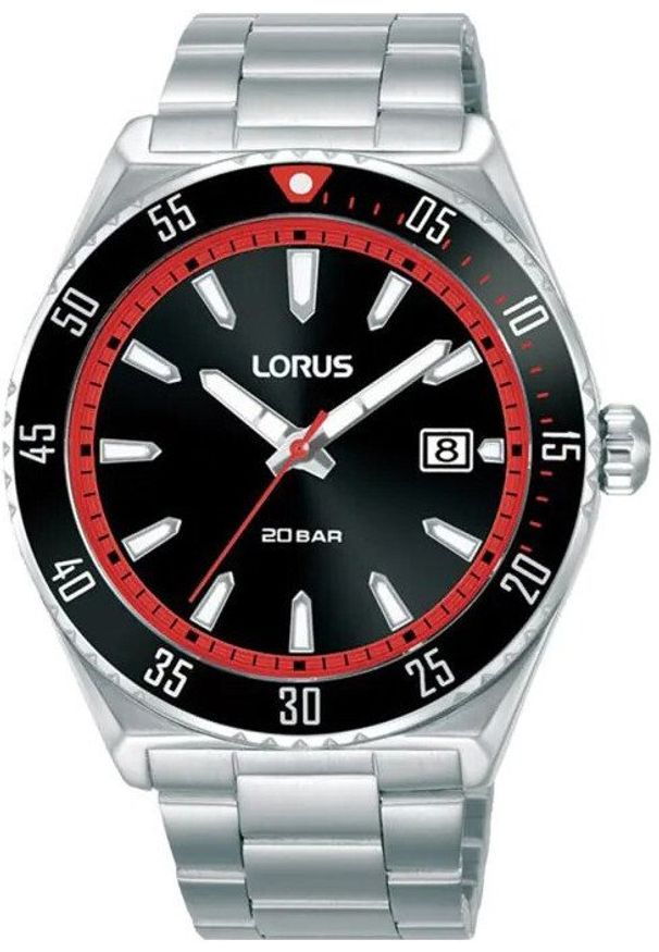 Zegarek męski Lorus RS951DX9 srebrny. Kolor: srebrny