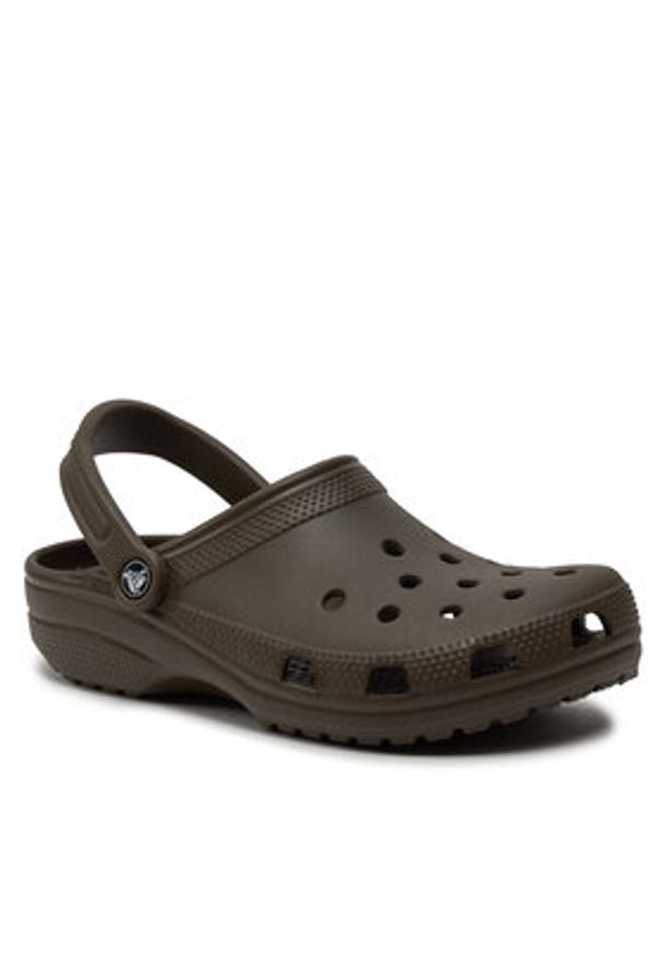 Crocs Klapki Crocs Classic Brązowy. Kolor: brązowy