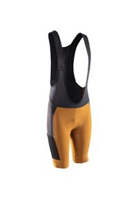 Spodenki kolarskie z pampersem (na szelkach) damskie LEATT Bib MTB Endurance. Kolor: brązowy, beżowy, wielokolorowy. Sport: kolarstwo #1