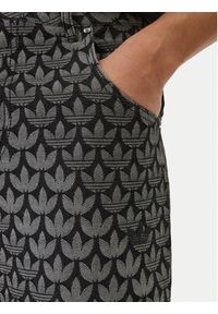 Adidas - adidas Jeansy Monogram KC6380 Szary Loose Fit. Kolor: szary #4