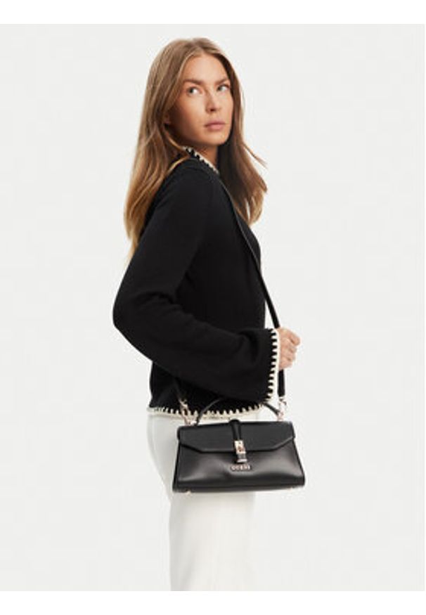 Guess Torebka HWVG96 55200 Czarny. Kolor: czarny. Materiał: skórzane