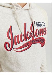 Jack & Jones - Jack&Jones Bluza Logo 12233597 Szary Standard Fit. Kolor: szary. Materiał: bawełna #5