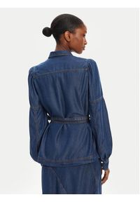 Munthe Koszula jeansowa Pikine 252101525207 Niebieski Regular Fit. Kolor: niebieski. Materiał: lyocell