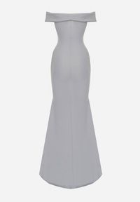 Born2be - Szara Sukienka Maxi na Szerokich Ramiączkach Joconda. Kolor: szary. Długość rękawa: na ramiączkach. Typ sukienki: rozkloszowane. Długość: maxi #4