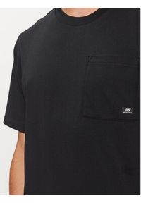 New Balance T-Shirt Essentials Reimagined Cotton Jersey Short Sleeve T-shirt MT31542 Czarny Regular Fit. Kolor: czarny. Materiał: bawełna #5